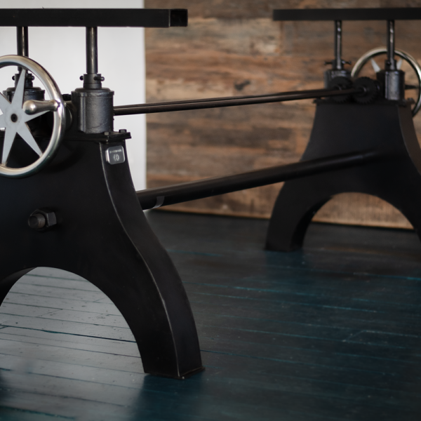 Crank table base Bow vintage black